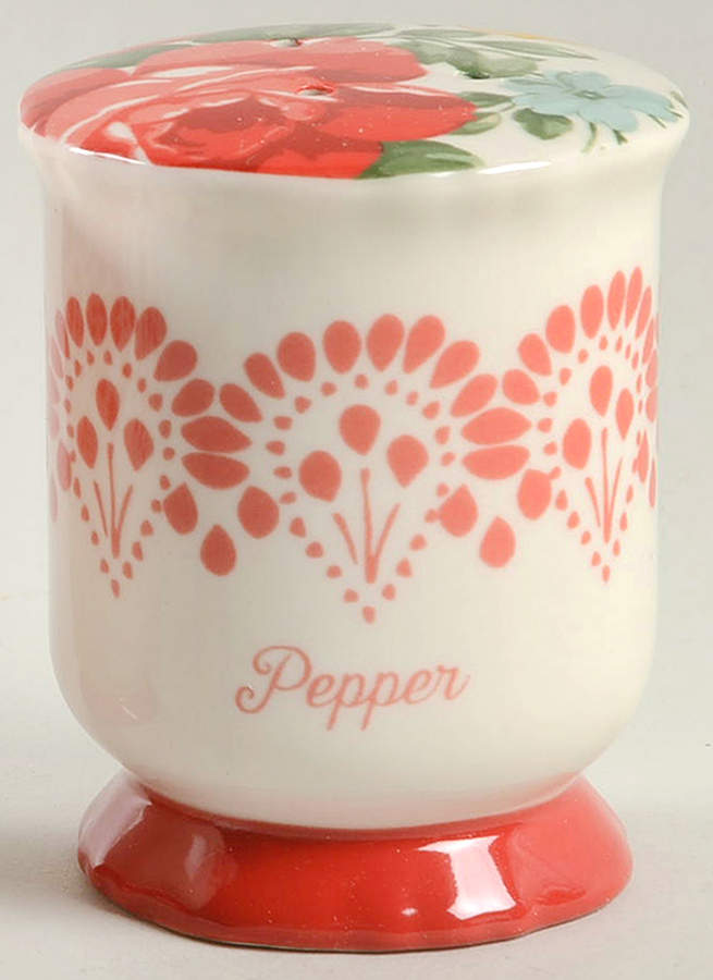 Vintage Floral Pepper Shaker by Pioneer Woman-1