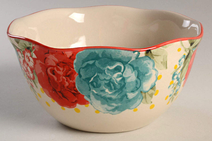 Vintage Floral 7" Nesting Bowl by Pioneer Woman-1