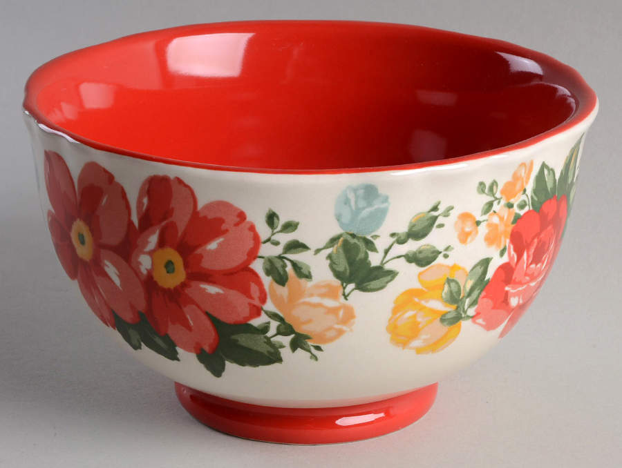 Vintage Floral Soup/Cereal Bowl by Pioneer Woman-1