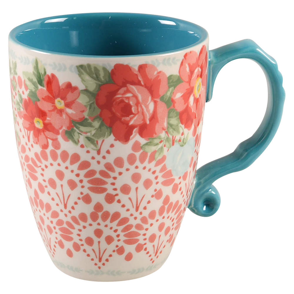 Vintage Floral Jumbo Mug by Pioneer Woman-1