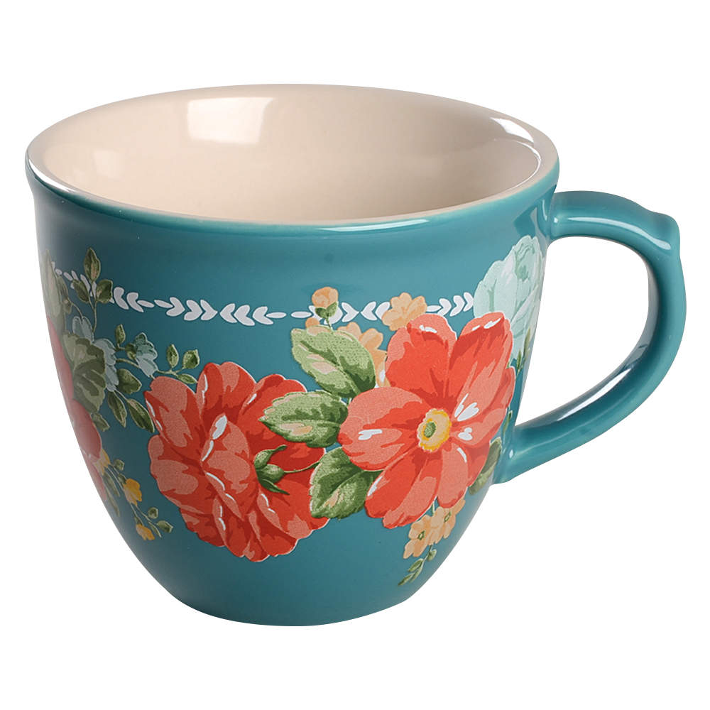 Vintage Floral Mug by Pioneer Woman-1