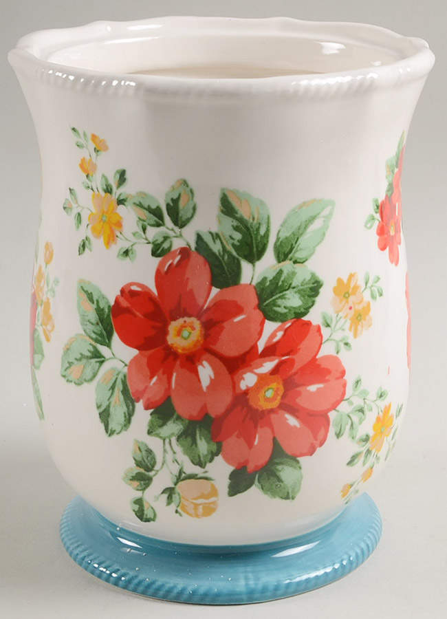 Vintage Floral Medium Canister No Lid by Pioneer Woman-1
