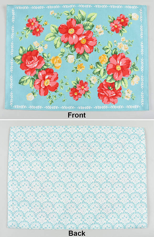 Vintage Floral Cloth Placemat by Pioneer Woman-1