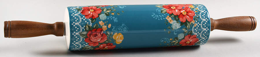 Vintage Floral Rolling Pin by Pioneer Woman-1