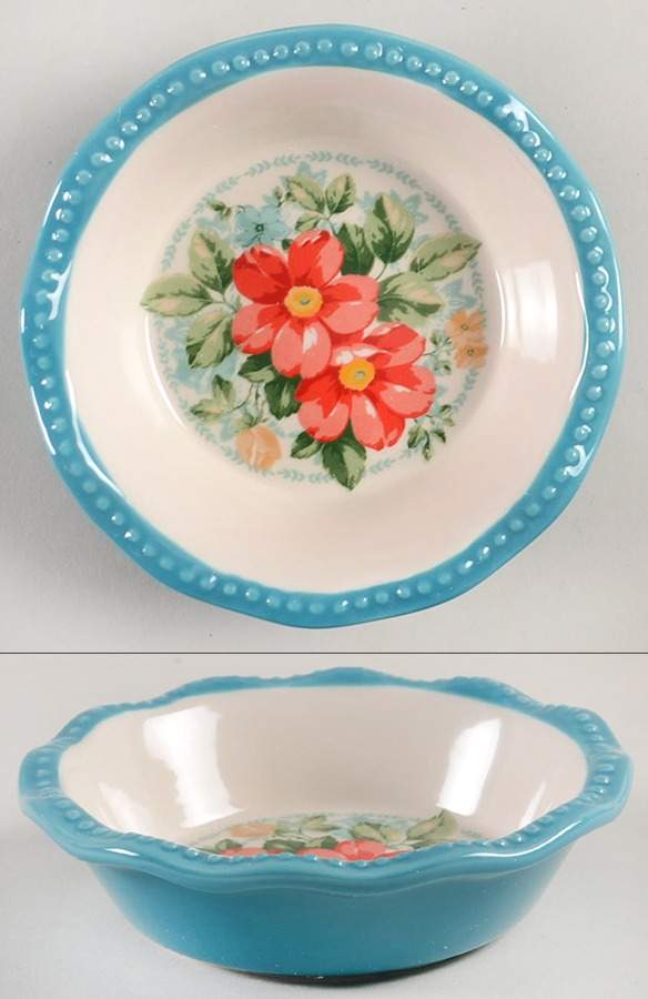 Vintage Floral Individual Pie Plate Baker by Pioneer Woman-1