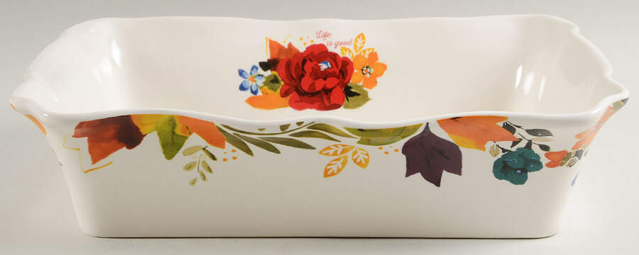 Timeless Floral 13"  Rectangular Baker by Pioneer Woman-1