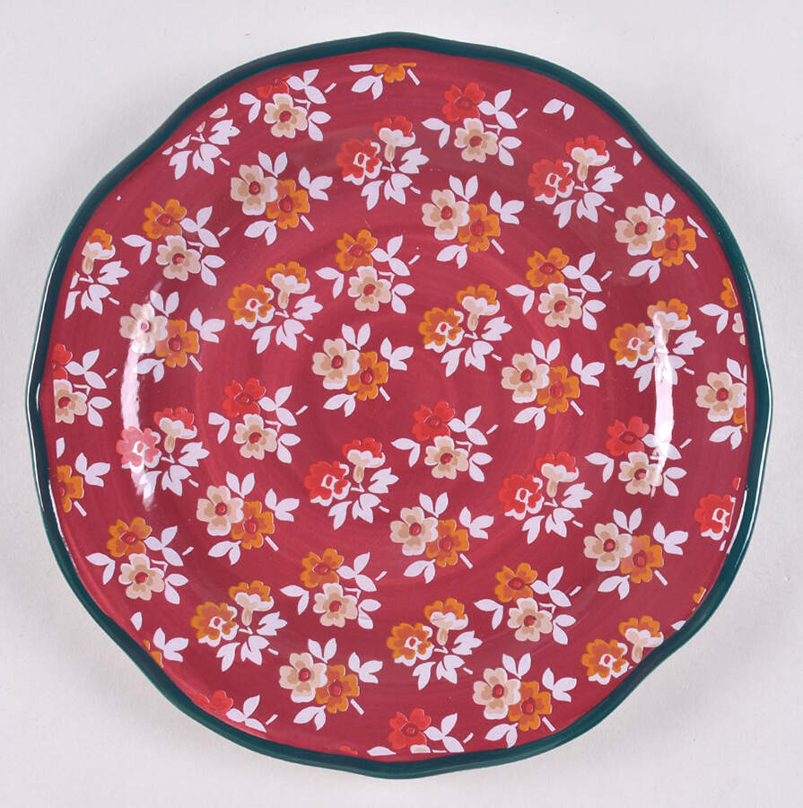 Fall Flowers Salad Plate by Pioneer Woman-1
