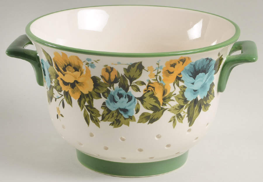 Rose Shadow Large Pierced Berry Bowl by Pioneer Woman-1