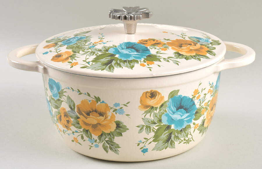 Rose Shadow 4 Qt Dutch Oven by Pioneer Woman-1