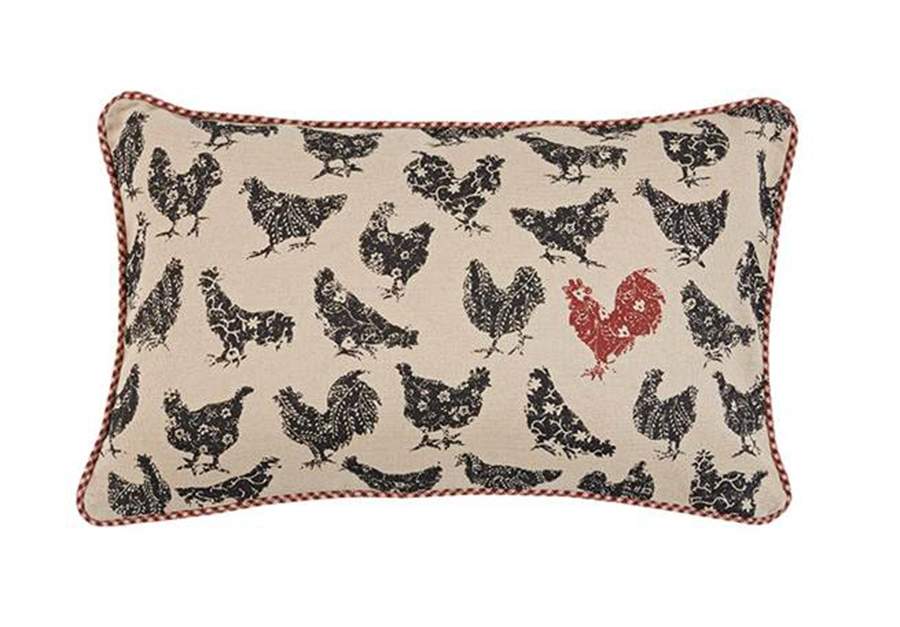 Hen Pecked 20" x 12" Rectangular Pillow by Park Designs-1