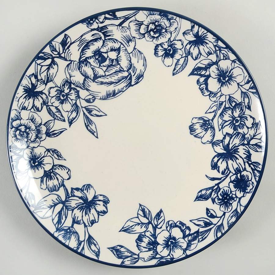 Gabriela Blue Salad Plate by Pfaltzgraff-1
