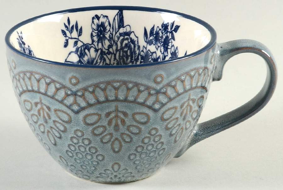 Gabriela Blue Mug by Pfaltzgraff-1