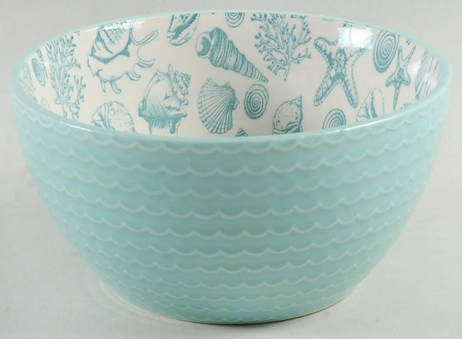 Venice (Aqua) Soup/Cereal Bowl by Pfaltzgraff-1