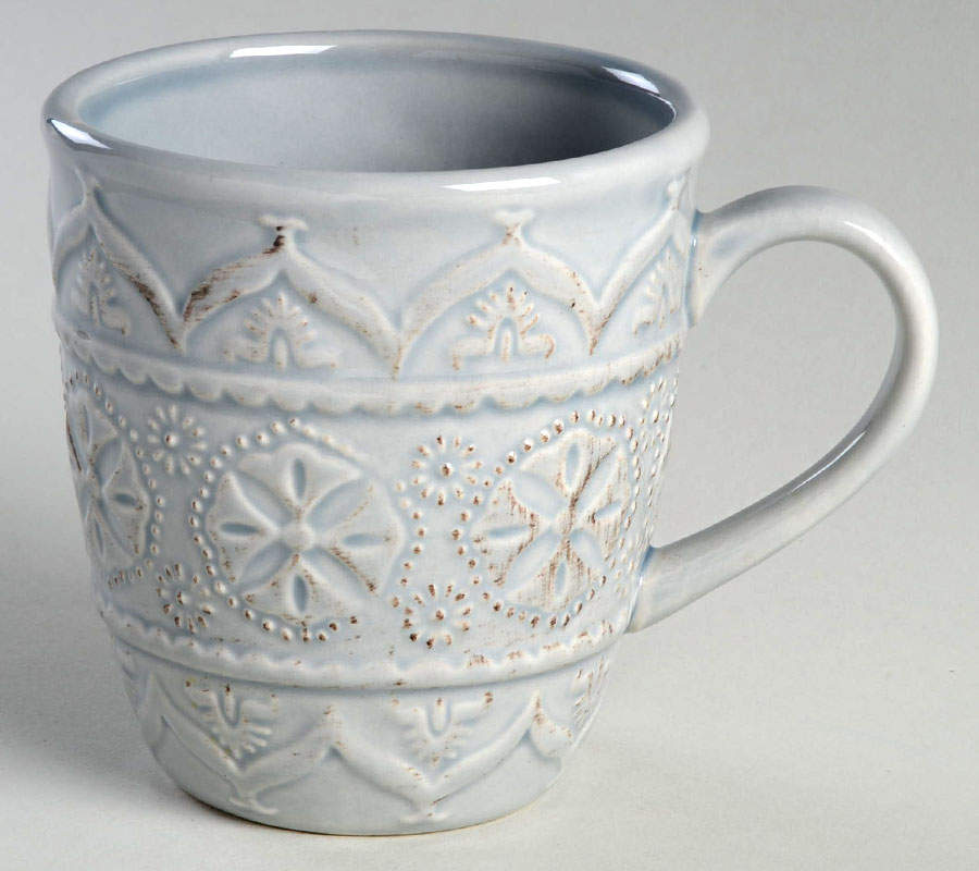 Chateau Clair Gray Mug by Pier 1-1