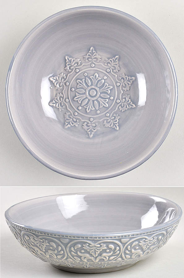 Chateau Clair Gray Individual Dinner Bowl by Pier 1-1