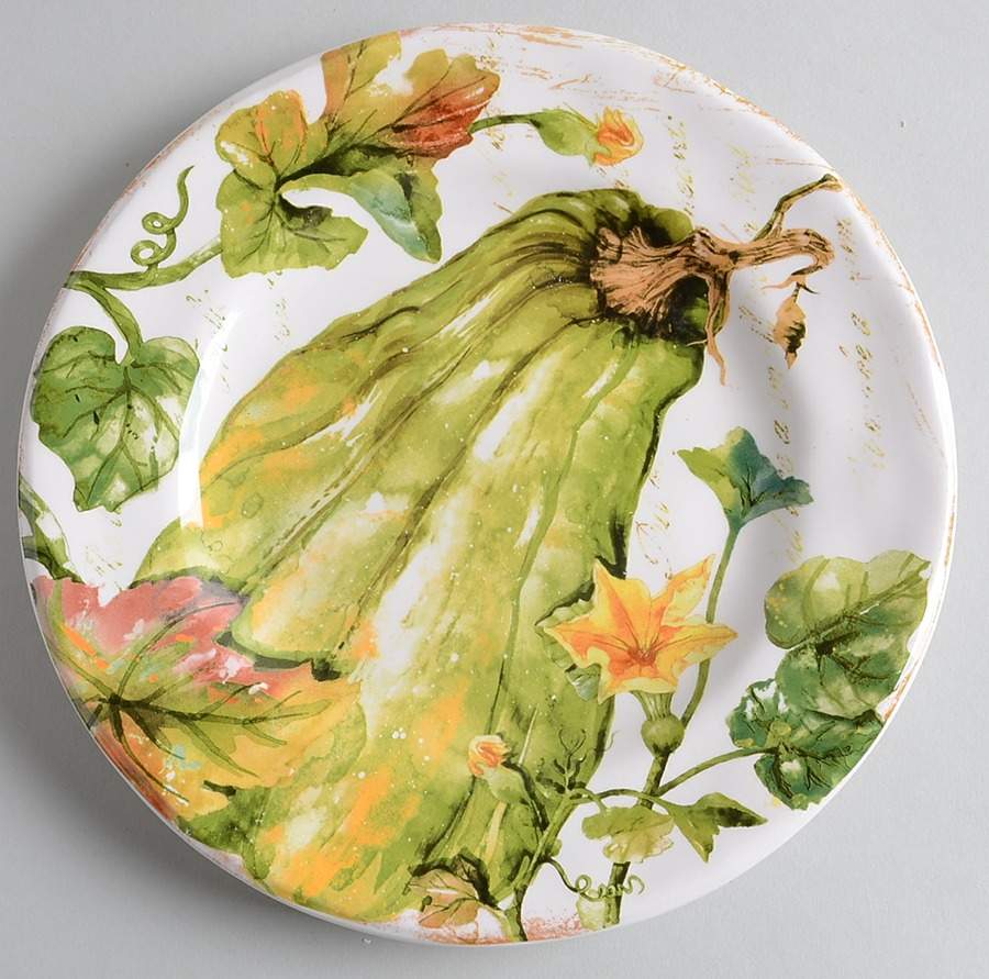 Pumpkin Patch Salad Plate by Pier 1-1