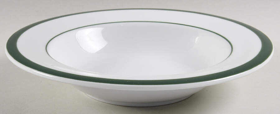 Bistro Green 9" Soup/Pasta Bowl by Pottery Barn China-1