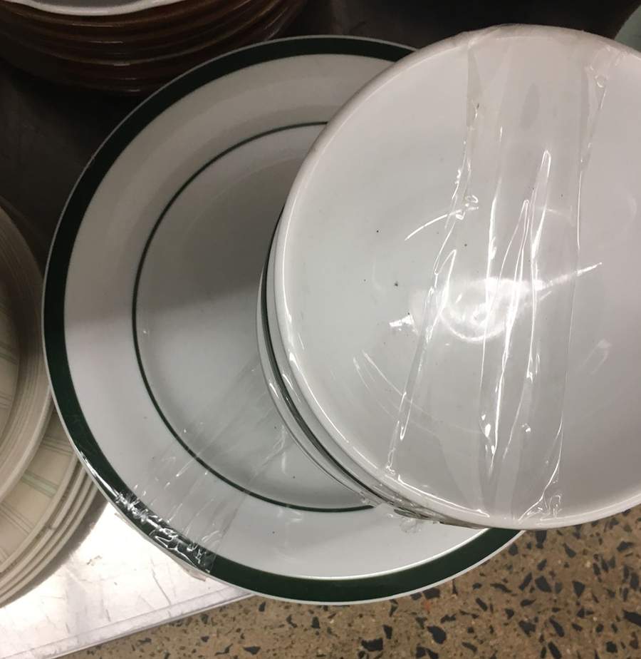Bistro Green Salad Plate by Pottery Barn China-1