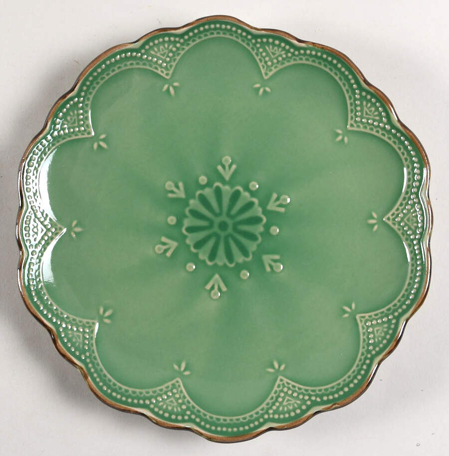 French Lace Green Salad Plate by Pfaltzgraff-1