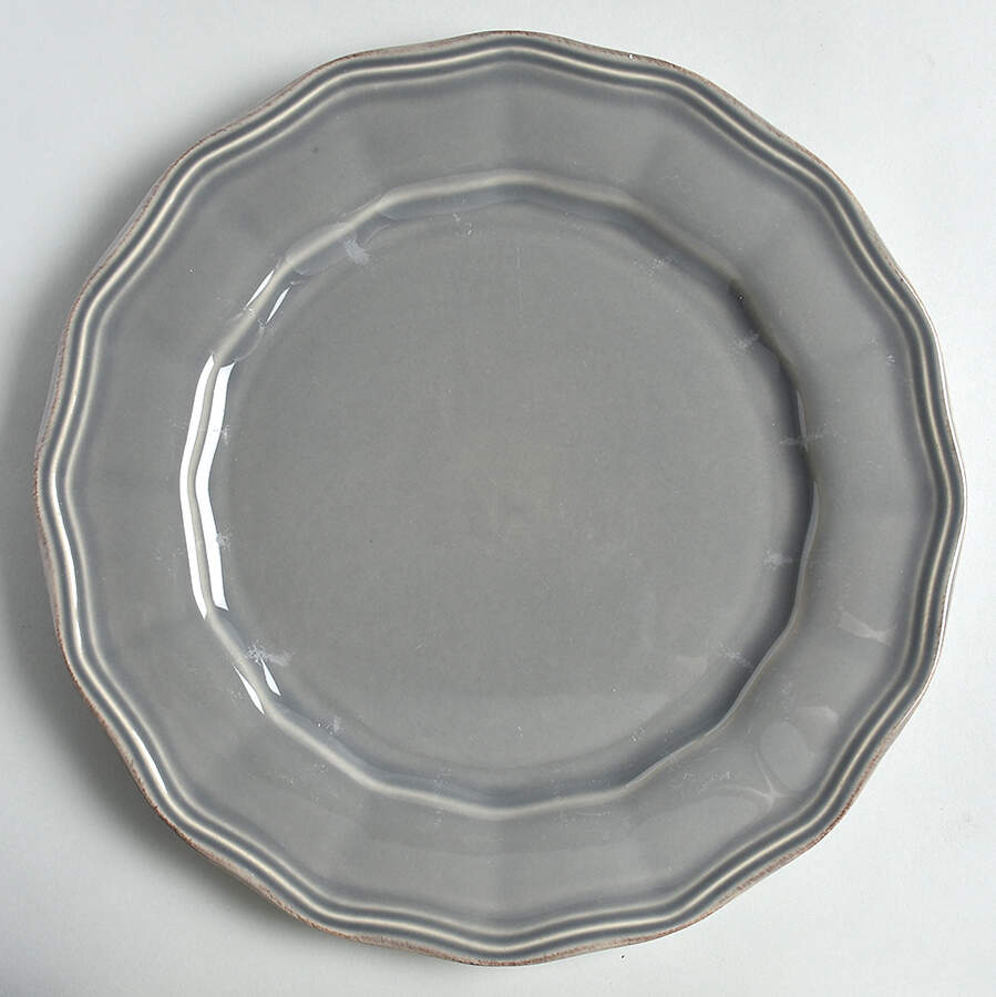 Charlotte Grey Dinner Plate by Pottery Barn China-1