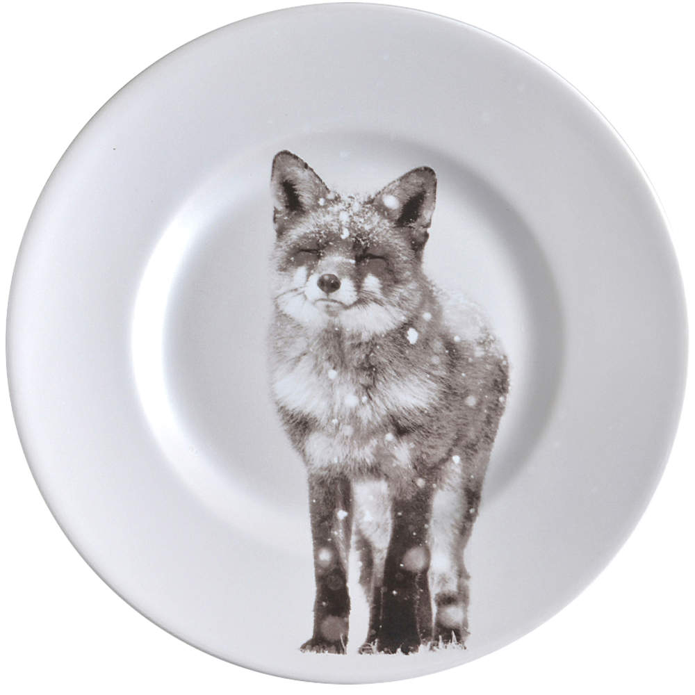 Snow Forest Accent Salad Plate by Pier 1-1