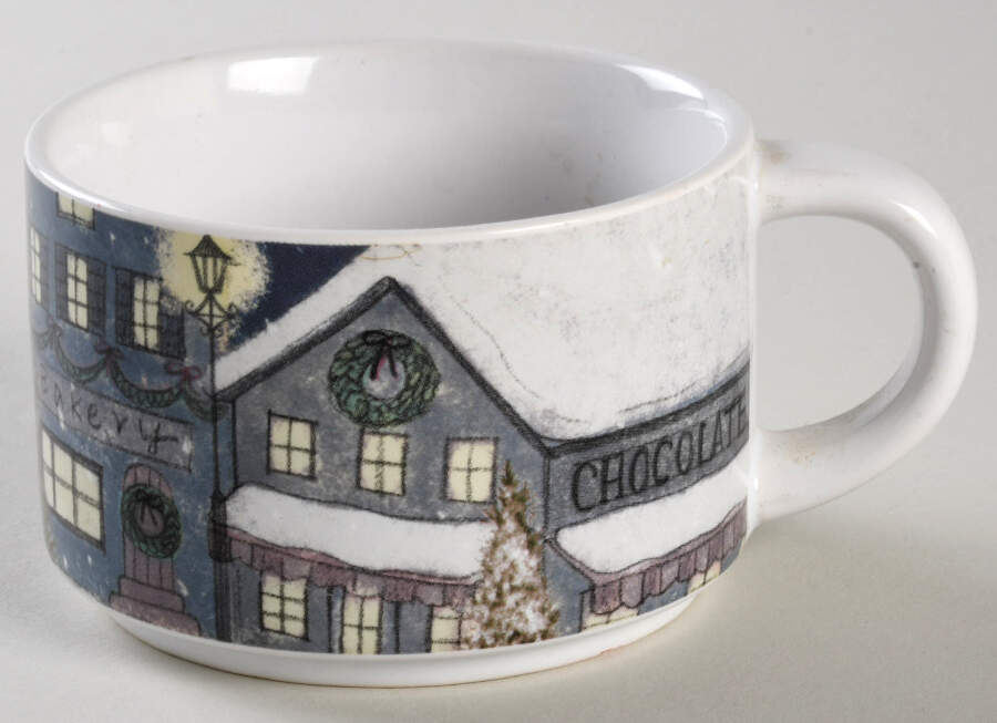 Park Avenue Puppies Christmas Tre Stackable Mug by Pier 1-1
