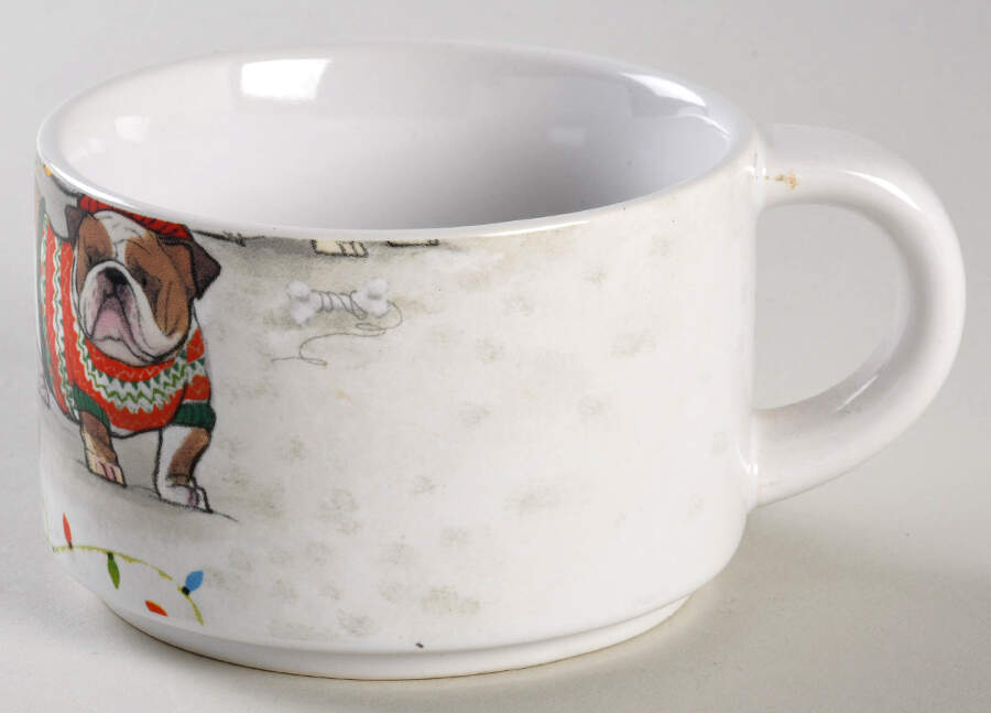 Park Avenue Puppies Christmas Tre Stackable Mug by Pier 1-1