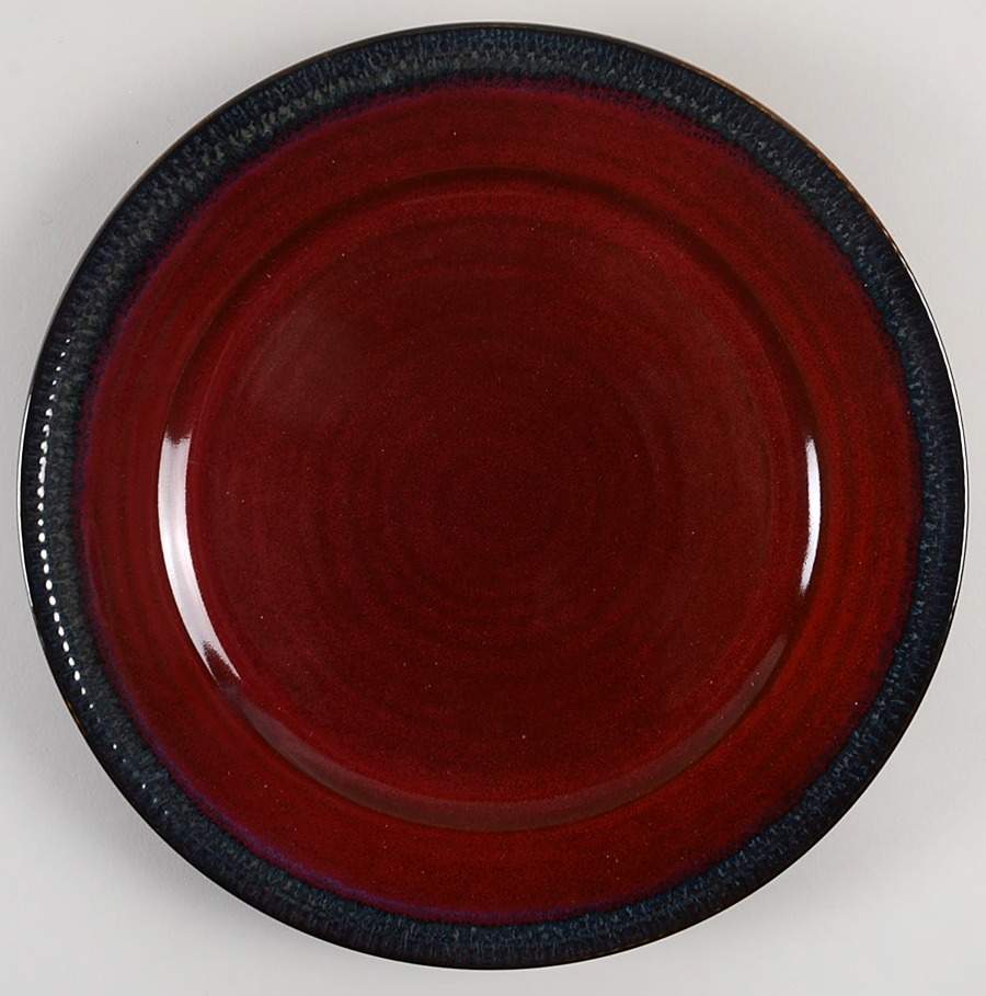 Crimson Reactive Dinner Plate by Pier 1-1