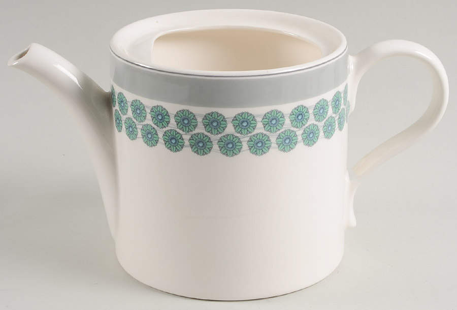 Westerly Grey Teapot No Lid by Portmeirion-1