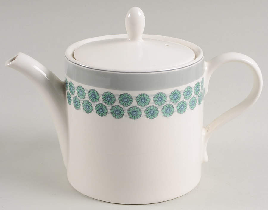 Westerly Grey Teapot & Lid by Portmeirion-1