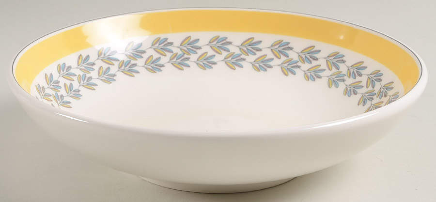 Westerly Yellow 8" Individual Pasta Bowl by Portmeirion-1
