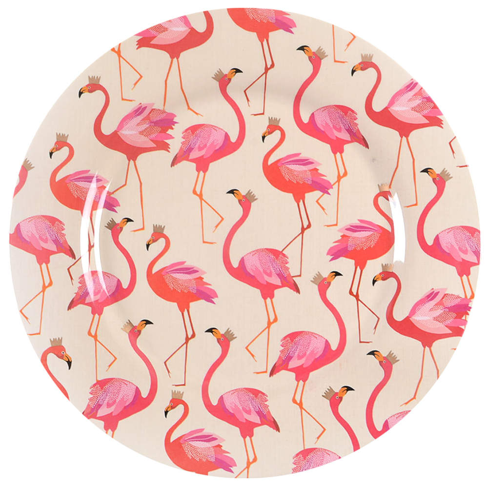 Flamingo Melamine Dinner Plate by Portmeirion-1