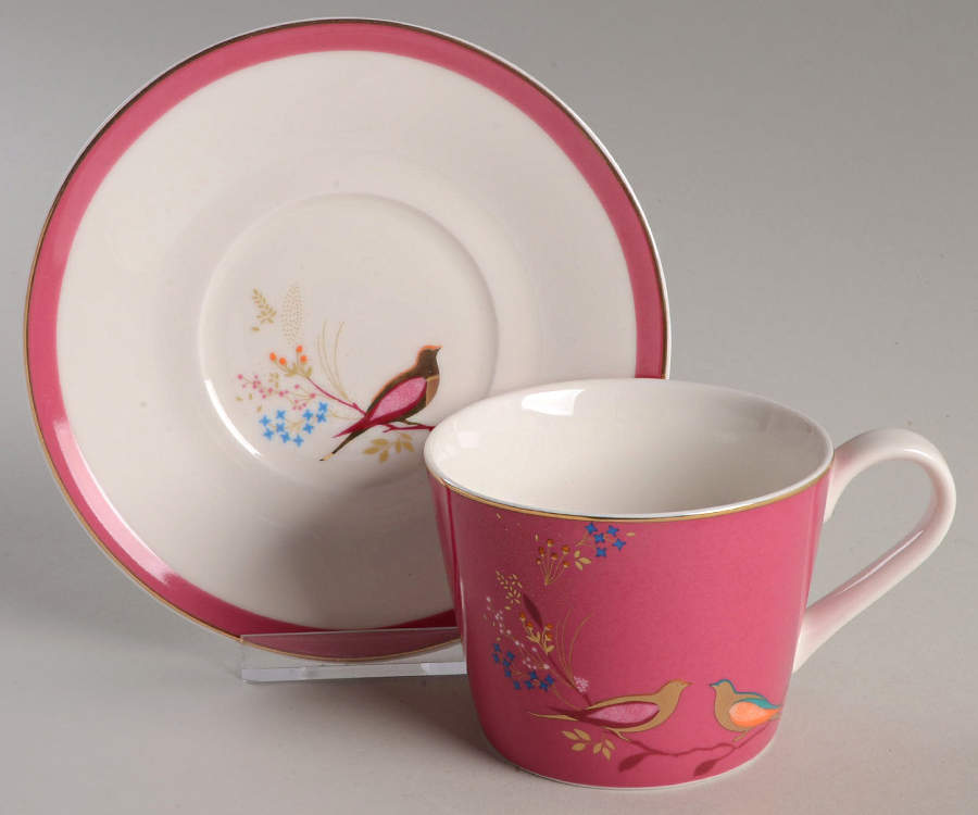 Chelsea Flat Cup & Saucer Set by Portmeirion-1