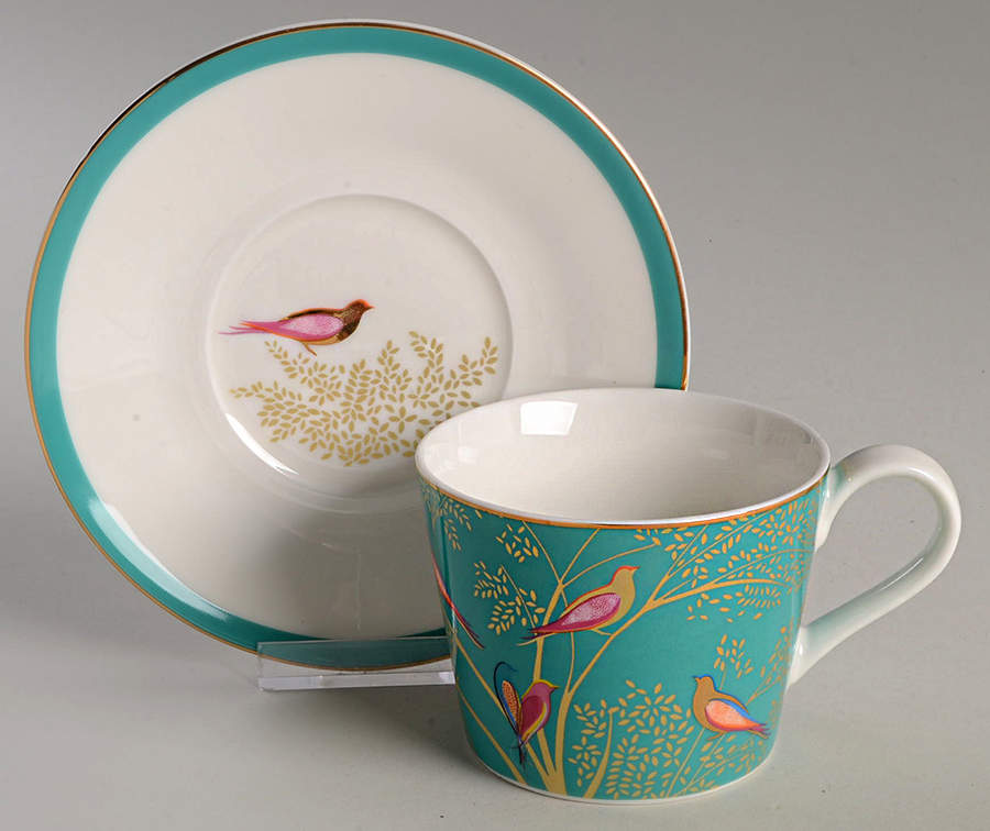Chelsea Flat Cup & Saucer Set by Portmeirion-1