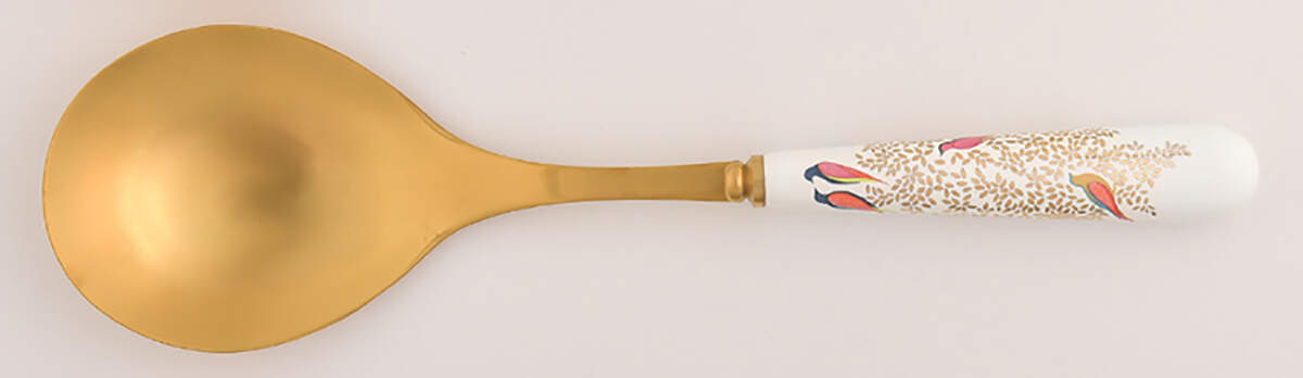 Chelsea Salad Serving Spoon with Stainless Bowl by Portmeirion-1