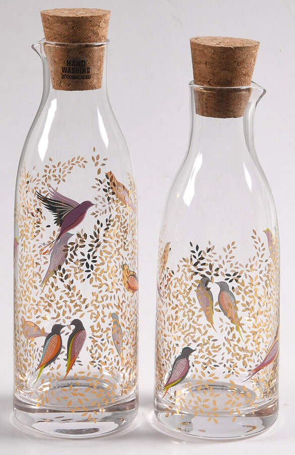 Chelsea Glassware Vinegar and Oil Set with Stoppers by Portmeirion-1