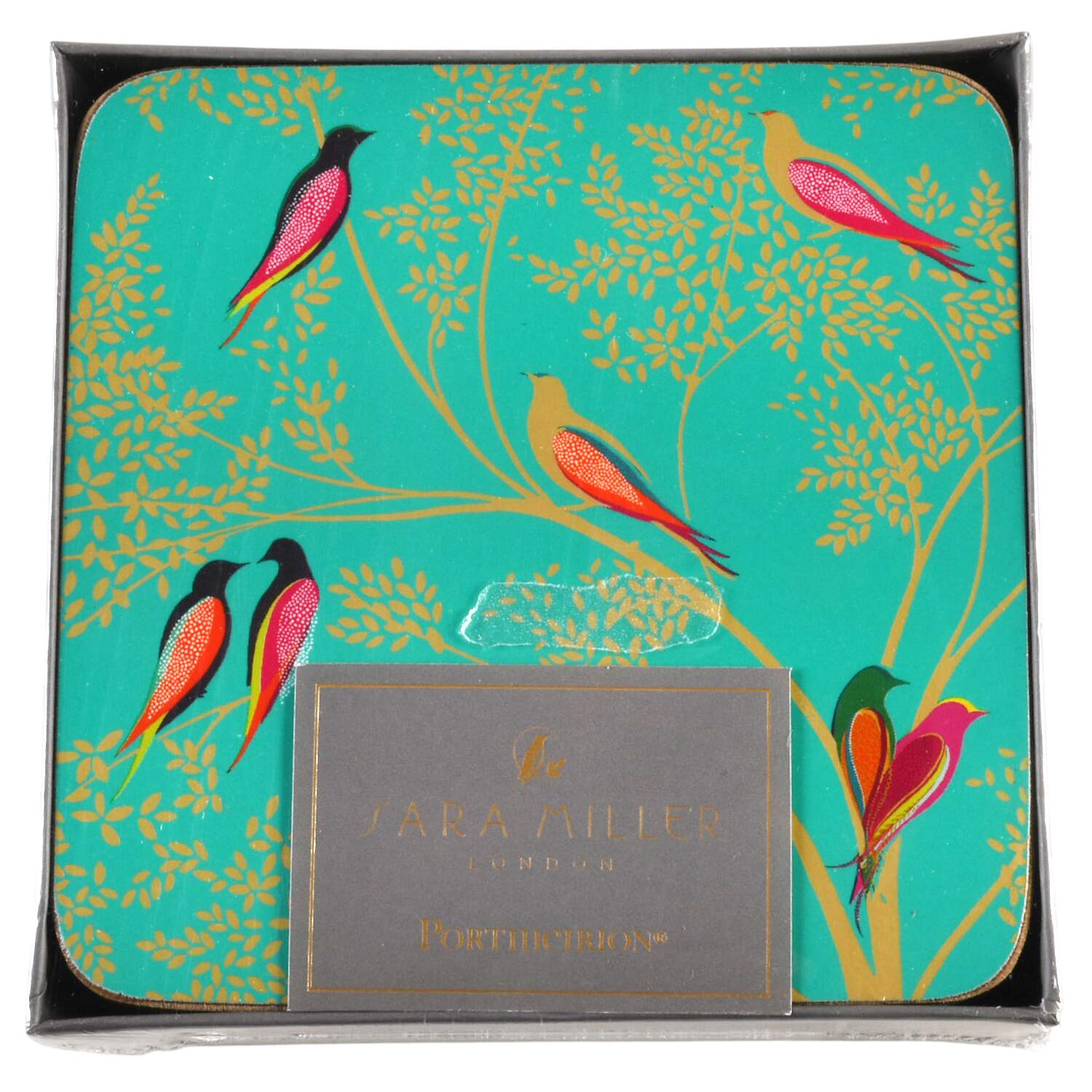 Chelsea Square Corkback Coaster - Set of 6 by Portmeirion-1