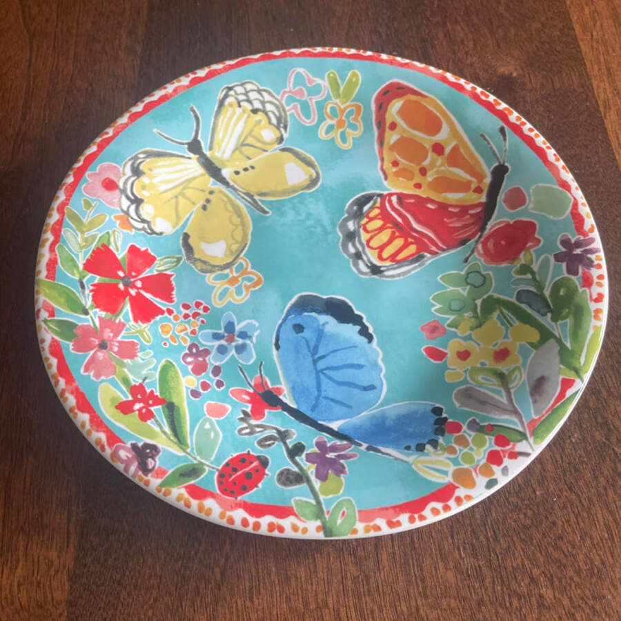 Full Bloom Salad Plate by Pier 1-1