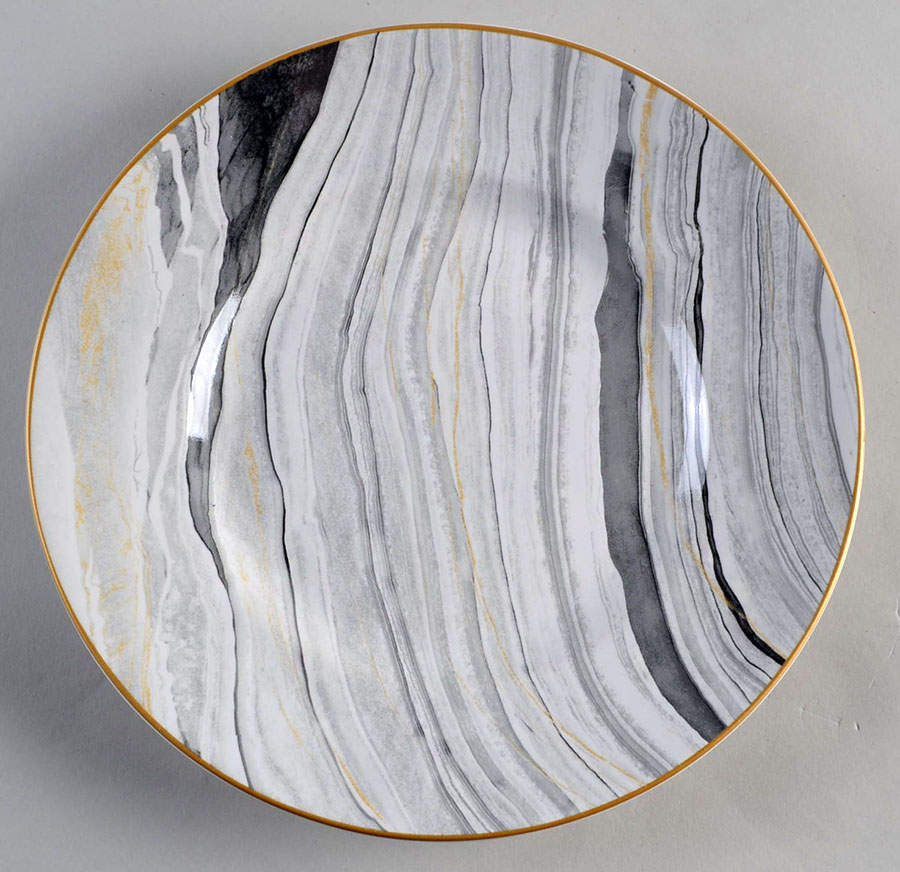Katalla Bay Gray Salad Plate by Pier 1-1