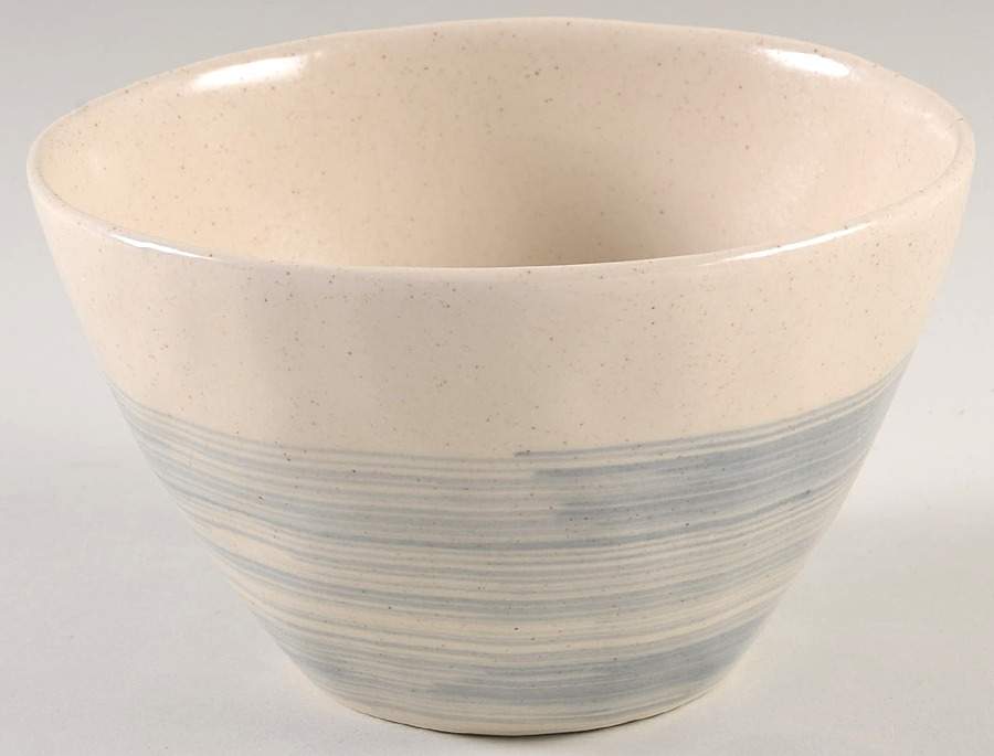 Blue Brush 6" Round Serving Bowl by Potter's Studio-1