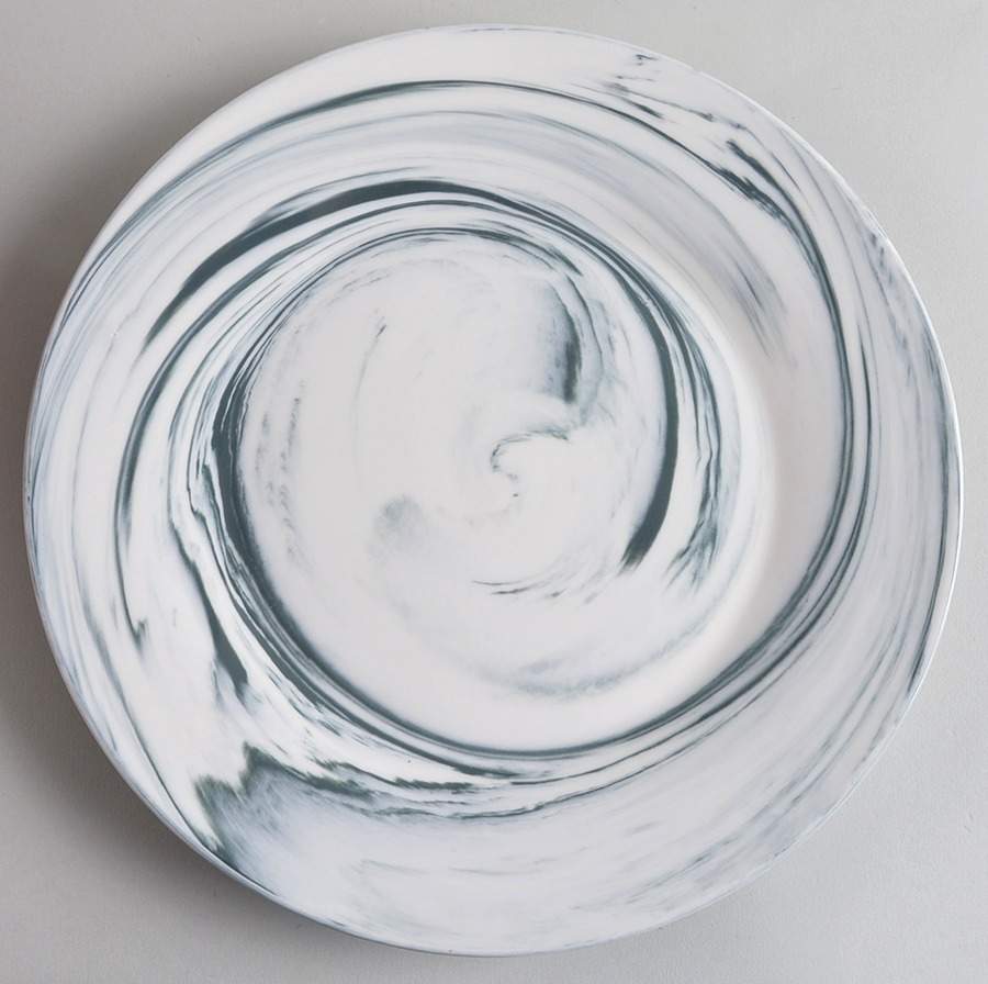 Marble Black Dinner Plate by Plates and Beyond-1