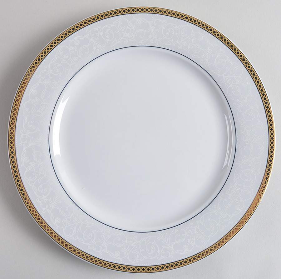 Gold Full Line Dinner Plate by Plates and Beyond-1