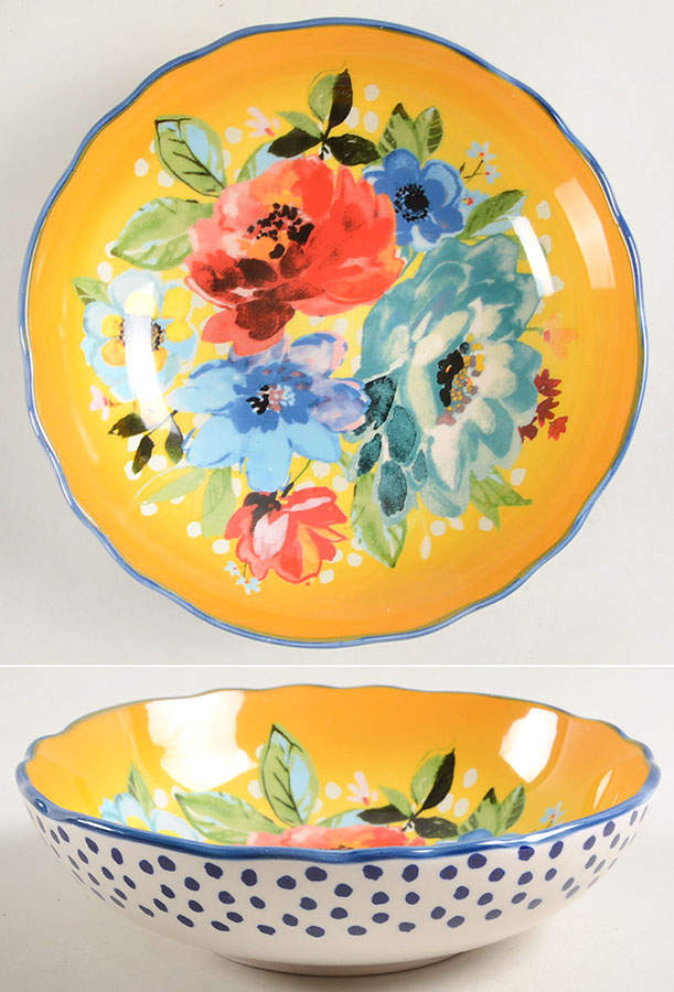 Melody 7" Soup/Pasta Bowl by Pioneer Woman-1