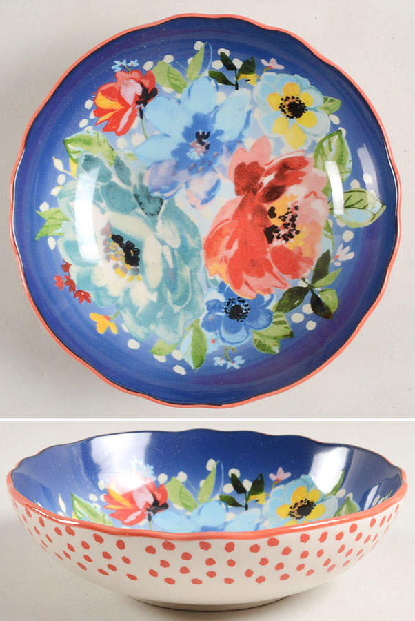 Melody 7" Soup/Pasta Bowl by Pioneer Woman-1