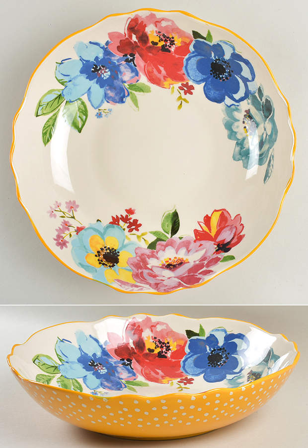 Melody 12" Pasta Serving Bowl by Pioneer Woman-1