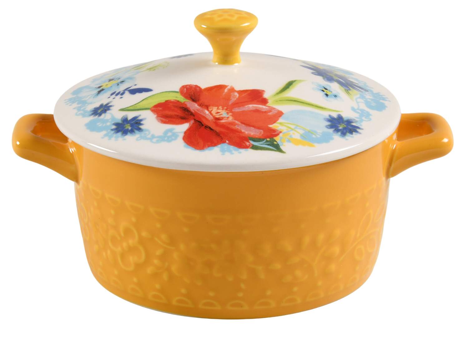Spring Bouquet Individual Casserole & Lid by Pioneer Woman-1