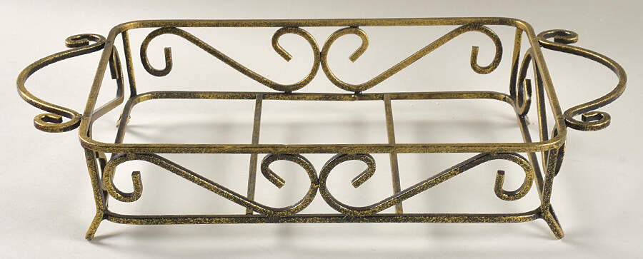 Celia Metal Stand for 14" Rectangular Baker by Pioneer Woman-1