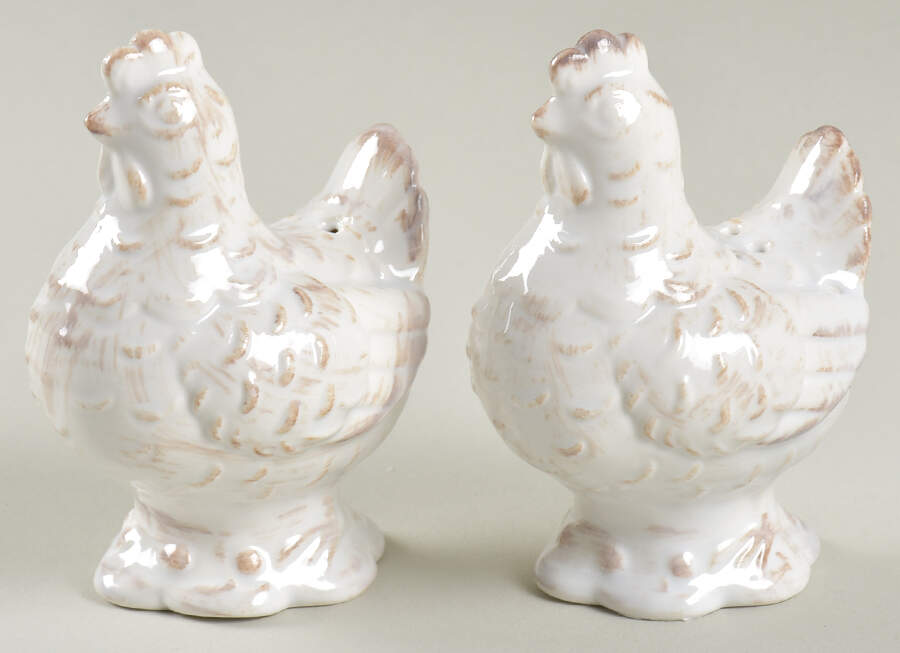 Farmhouse Hen Figural Salt & Pepper Set by Pfaltzgraff-1