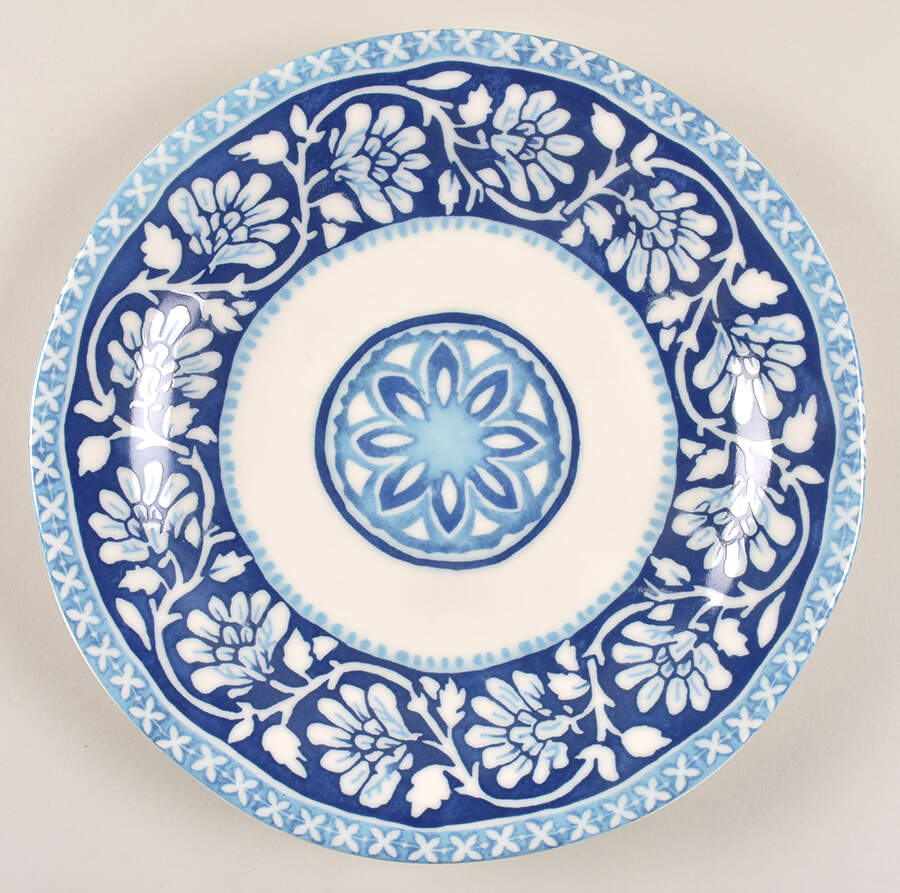 Moana Blue Dinner Plate by Pier 1-1