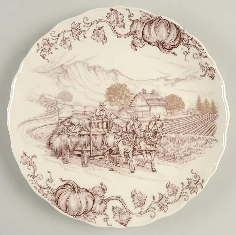 Harvest Village Salad Plate by Pier 1-1